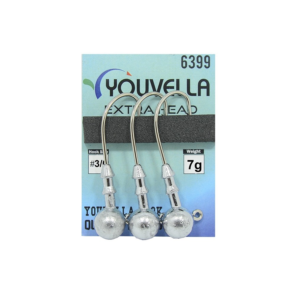 Youvella%206399%20Jig%20Head%201/0%20İğne%203’lü%20Paket%207%20gr