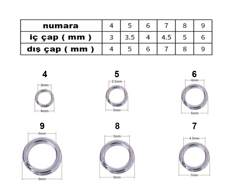 Avmatik%20Split%20Ring%2010%20Adet%20(%20Halka%20)%206%20mm