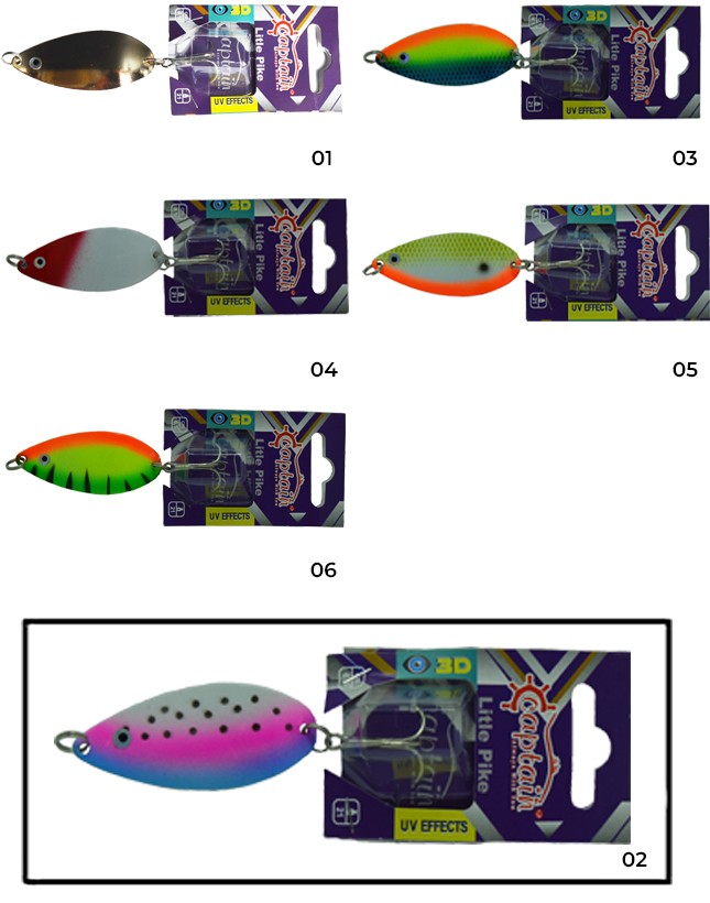 Captain%206165%20Turna%20Kaşığı%2021gr%20Little%20Pike%206.5cm