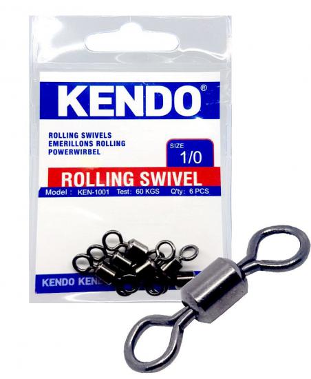 Kendo Rolling Swivel 1/0 6pcs