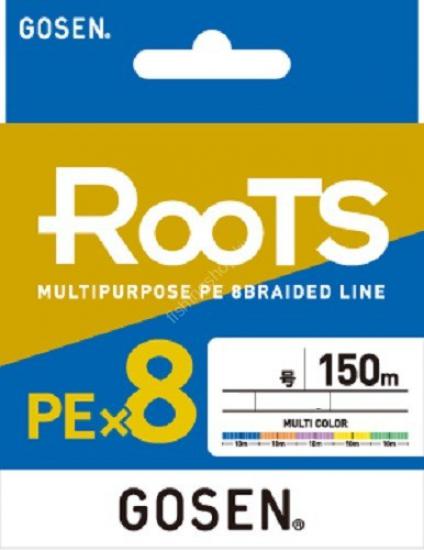 Gosen Roots 8 Örgü Misina 150mt Multi Color 1.2 PE