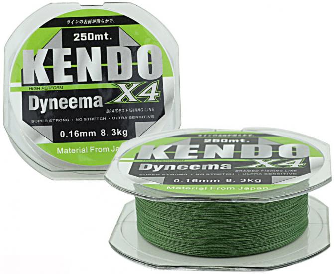 Kendo Dynema 4 Örgü 120Mt (Green) 0,18 mm